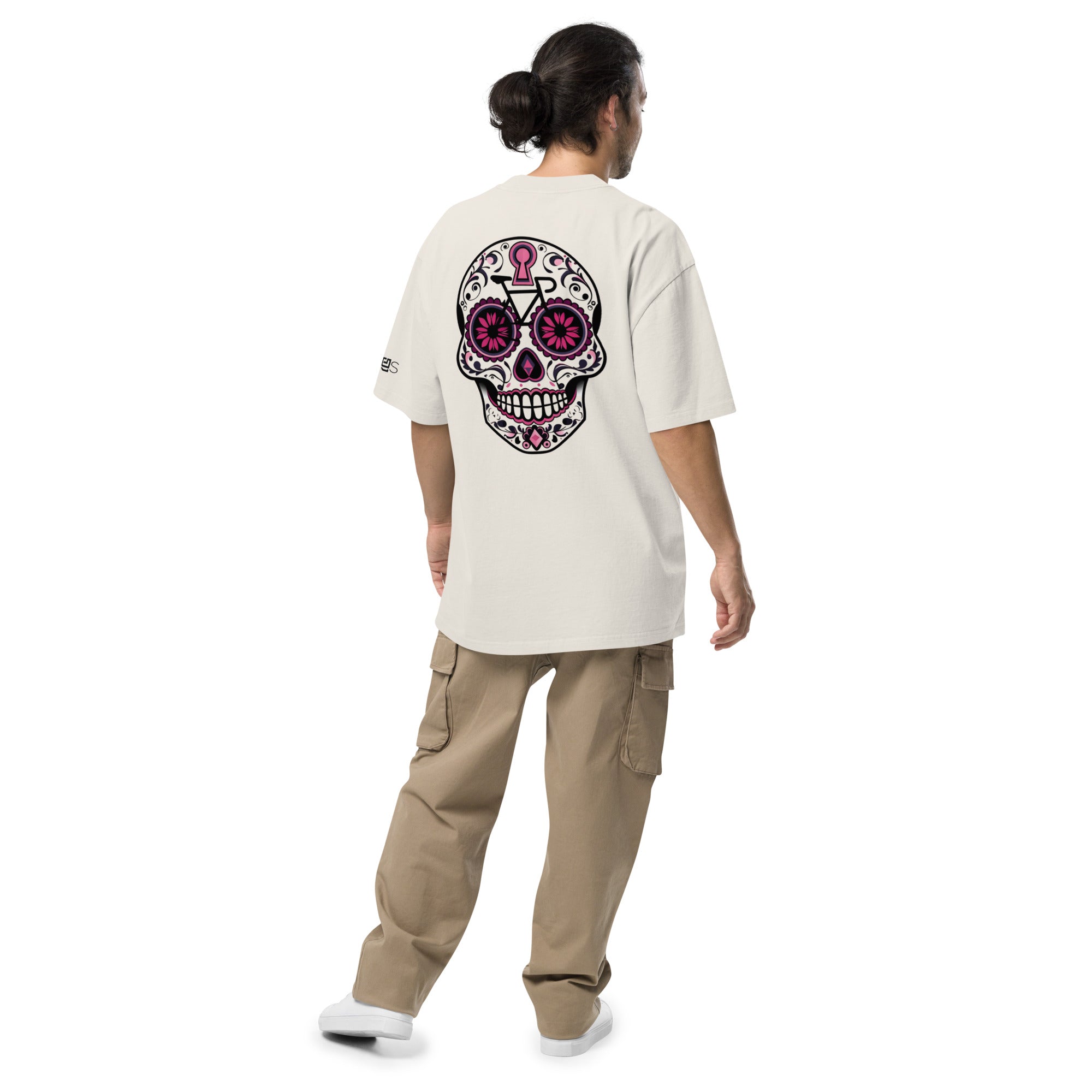 DIA DE LOS MUERTOS OVERSIZED FADED T-SHIRT