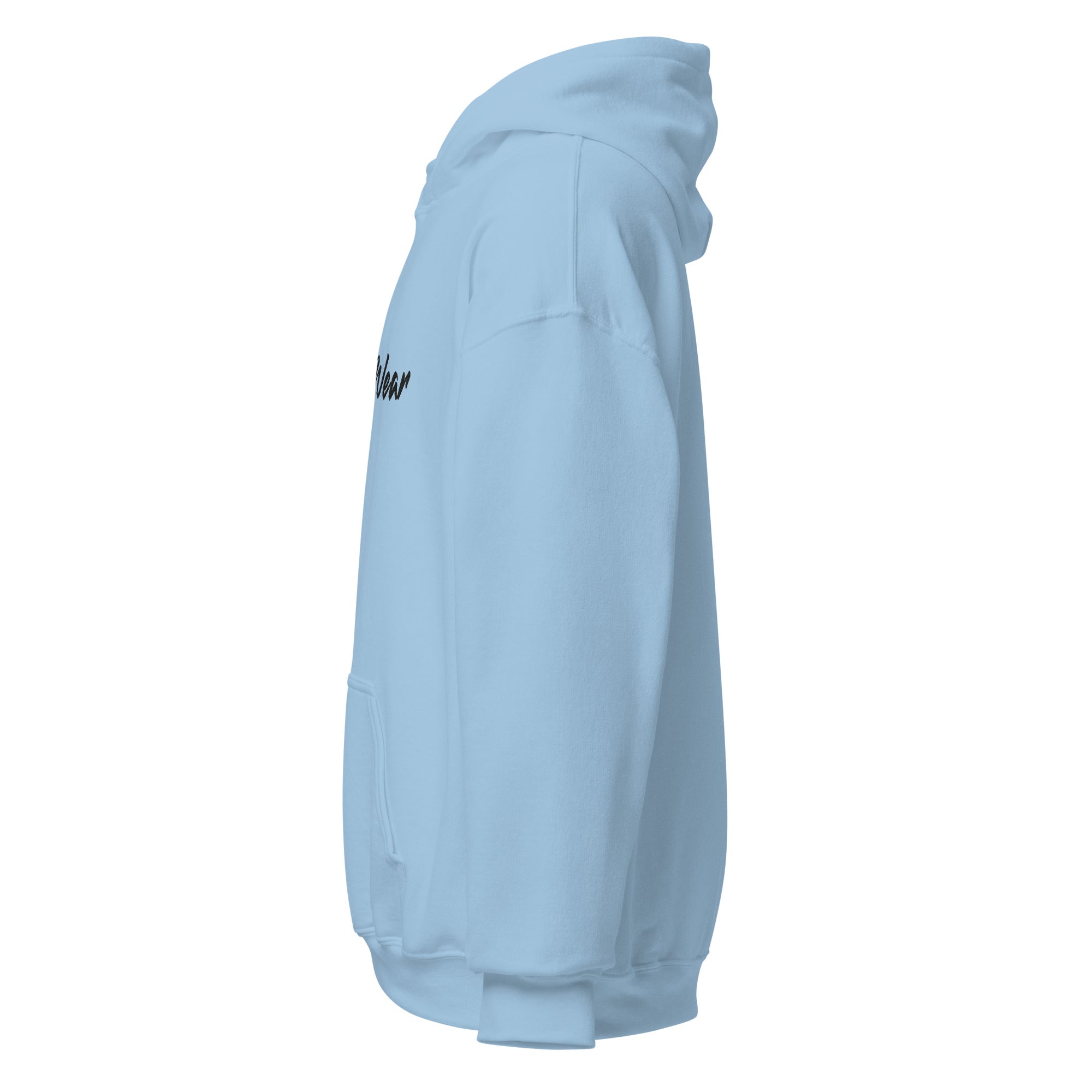 Loxus Cozy Light Blue Script Hoodie