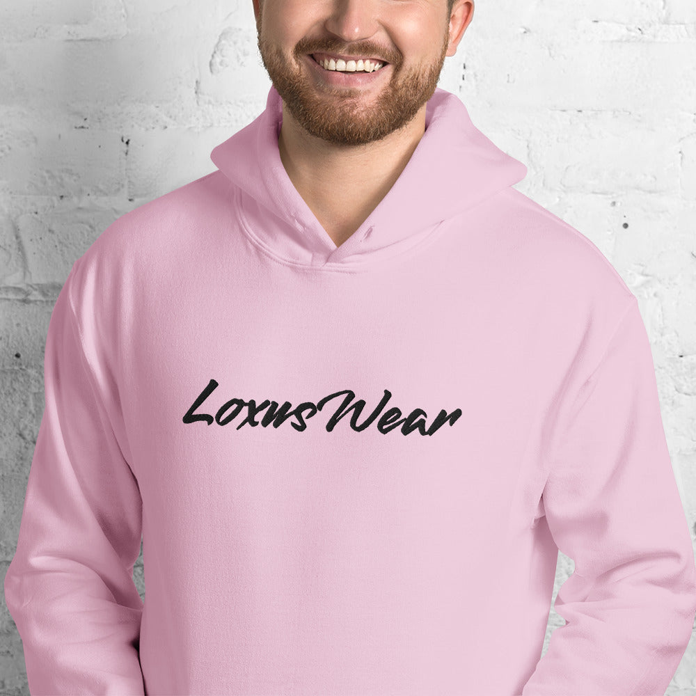 Loxus Cozy Pink Script Hoodie