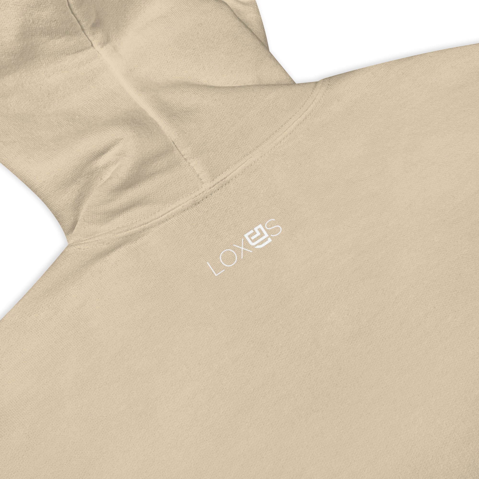 Loxus Cozy Sand Script Hoodie