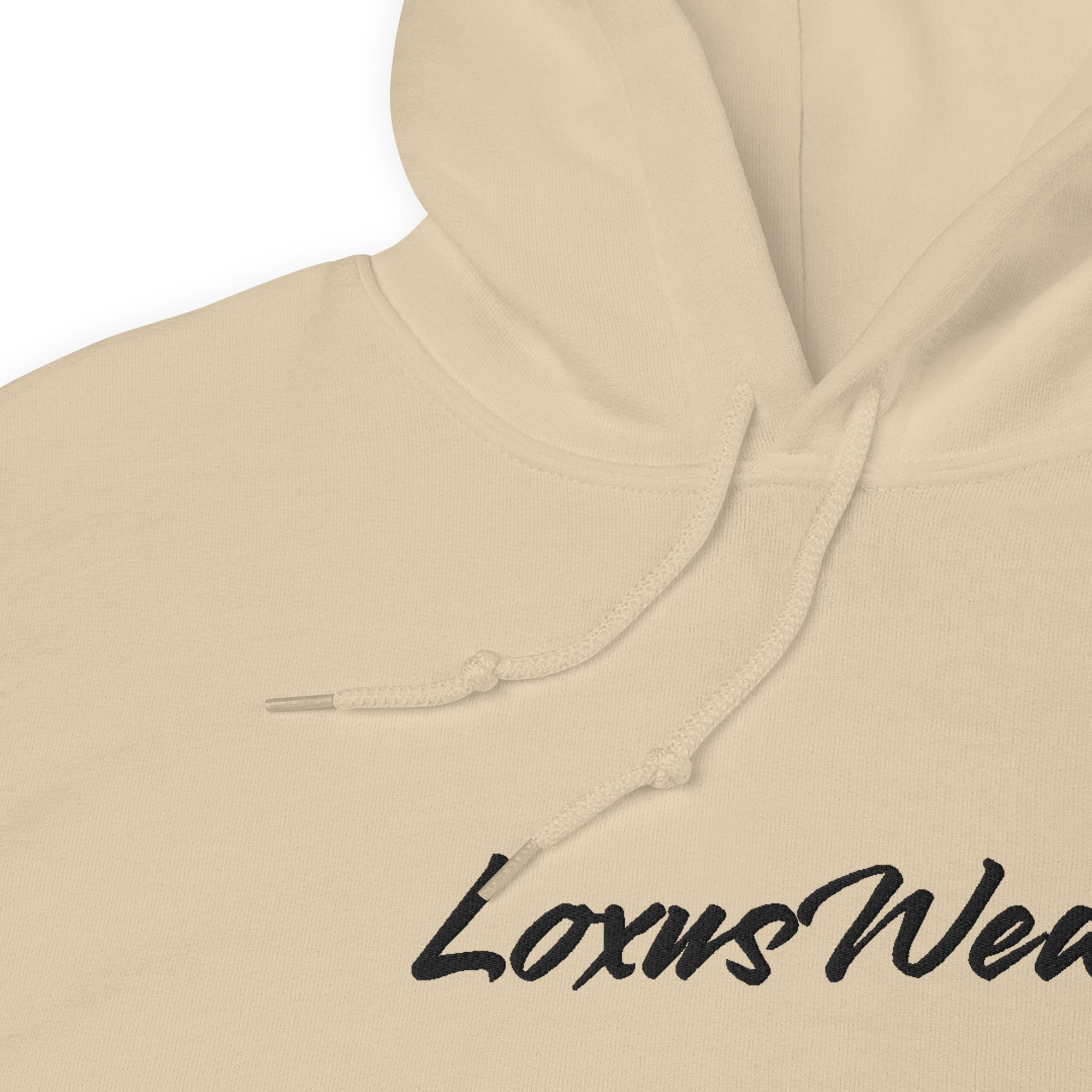 Loxus Cozy Sand Script Hoodie