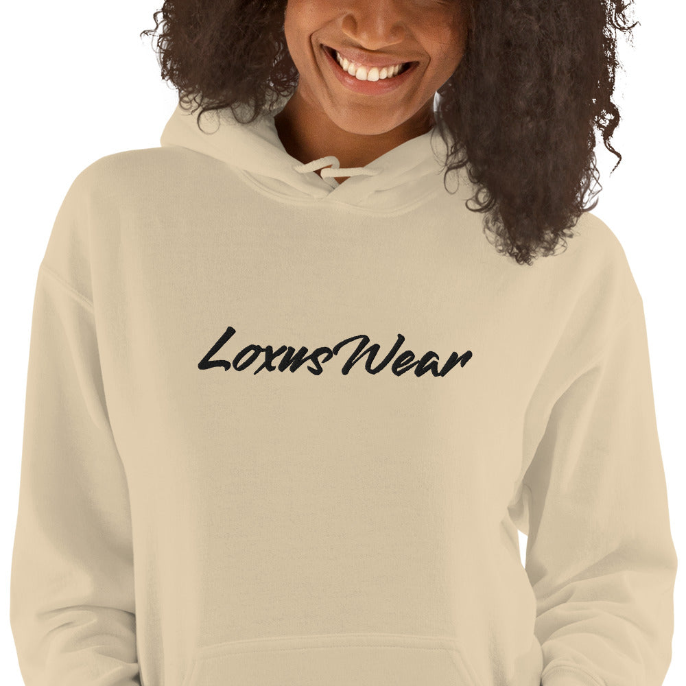 Loxus Cozy Sand Script Hoodie