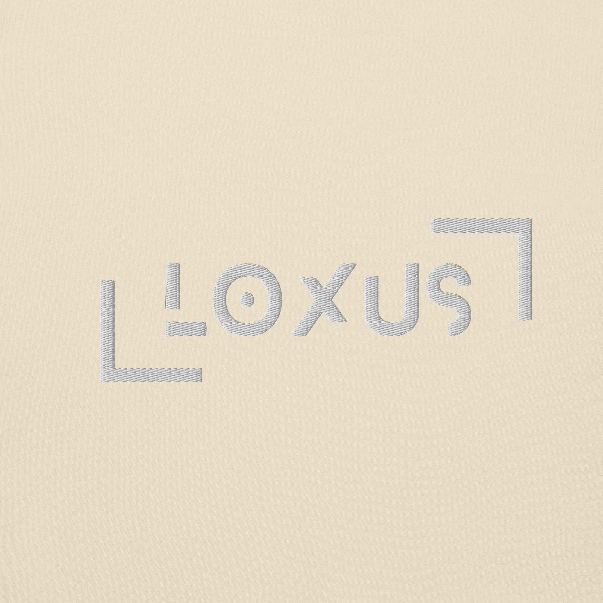 Loxus Essential Embroidered Bone Crew