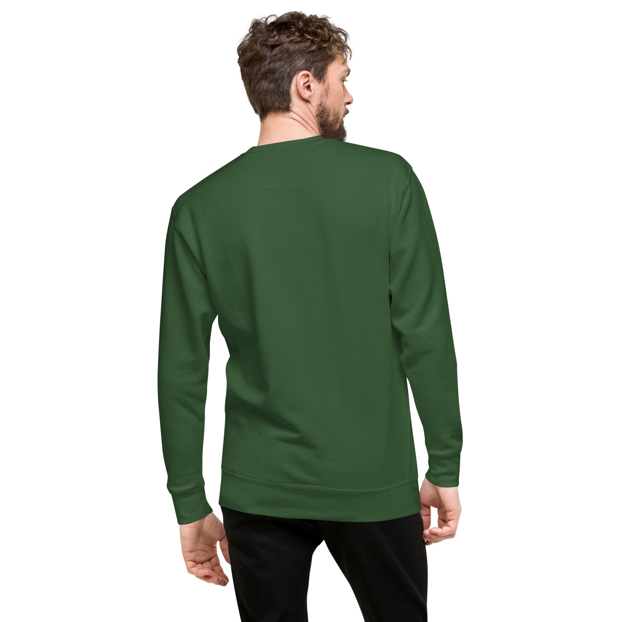 Loxus Essential Embroidered Green Crew