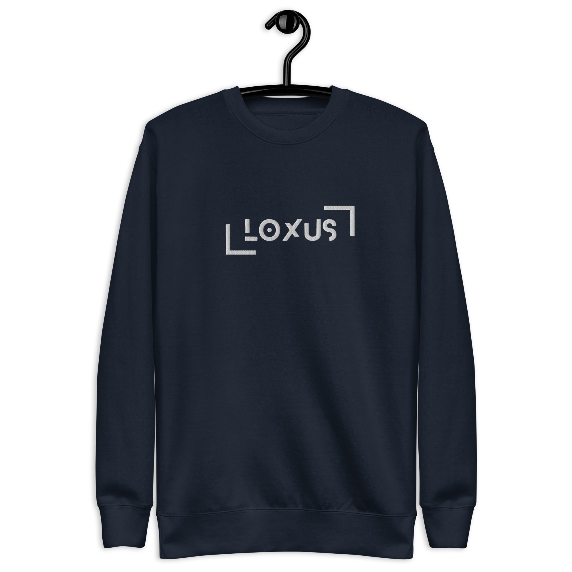 Loxus Essential Embroidered Navy Crew