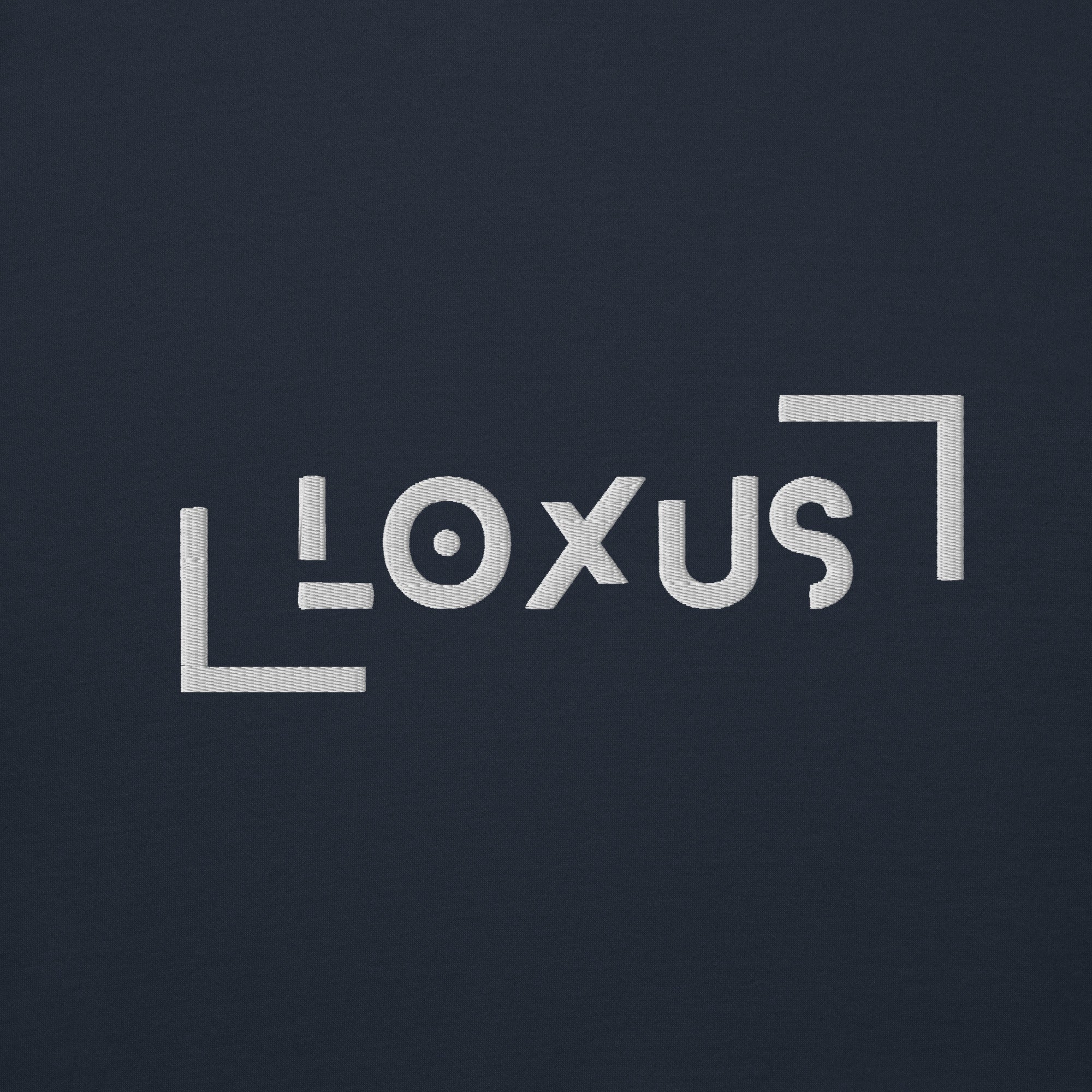 Loxus Essential Embroidered Navy Crew