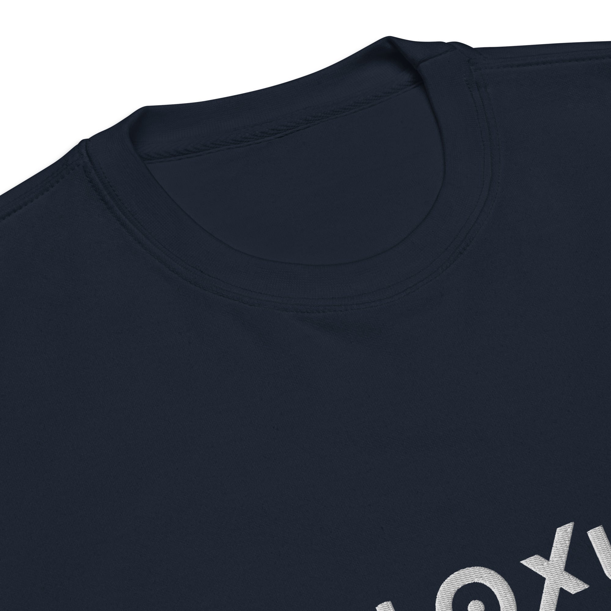 Loxus Essential Embroidered Navy Crew